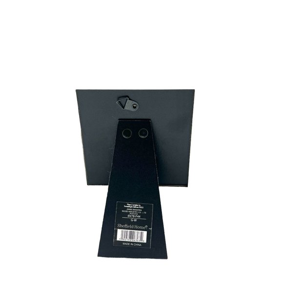 Sheffield Home White Gray Picture Frame "My Hero" holds 4x4 in picture - Picture 3 of 7